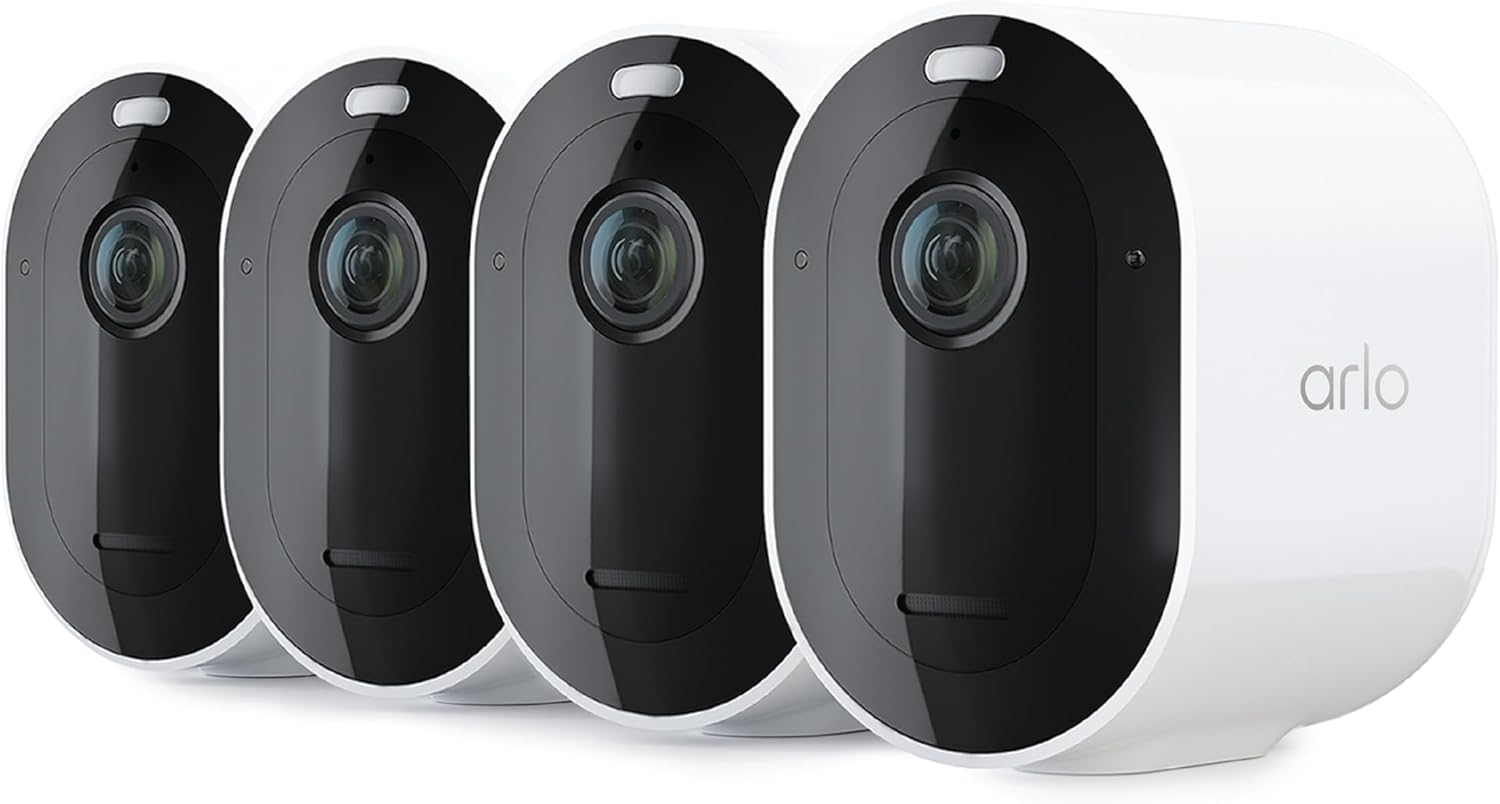 Upgrade your home security with the wireless Pro 5S 2K Spotlight Camera featuring color night vision