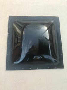 Pre-Owned 23-1/2” by 23-1/2” by 4-1/2” Square Domed Gray Skylight