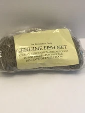 Nautical Decorative Fish Net Genuine -New In Package