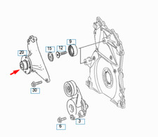 MERCEDES-BENZ VITO Bus W639 Lagergehäuse A6422000300 Neu Original