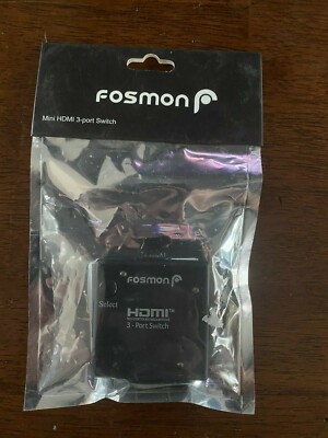 Fosmon 3 Port HDMI 3D Ultra Mini Switch  (SET OF 2)