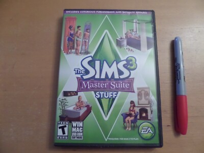 The Sims 3: Master Suite Stuff + Box & Manual PCMACDVD