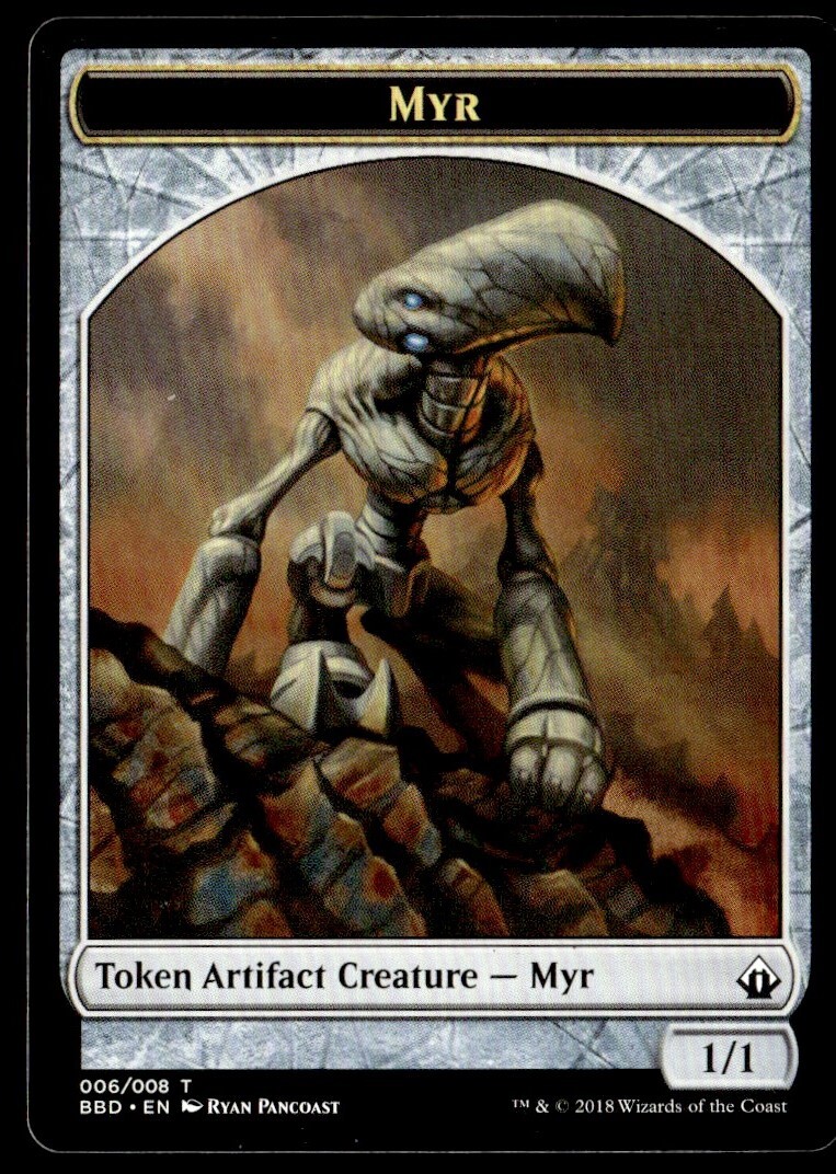 2018 Battlebond Tokens Myr Token/Common #6