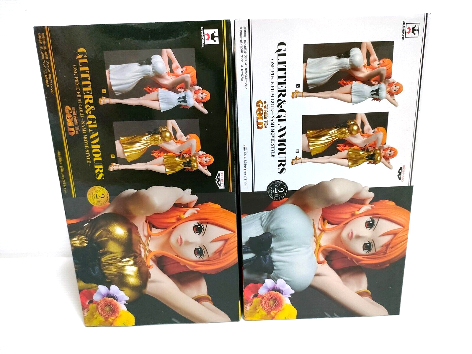 MAR168121 - ONE PIECE FILM GOLD & GLITTER STYLE NAMI FIG ASST