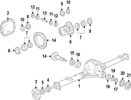 Engranaje lateral para Ford P/N 7L3Z-4236-A