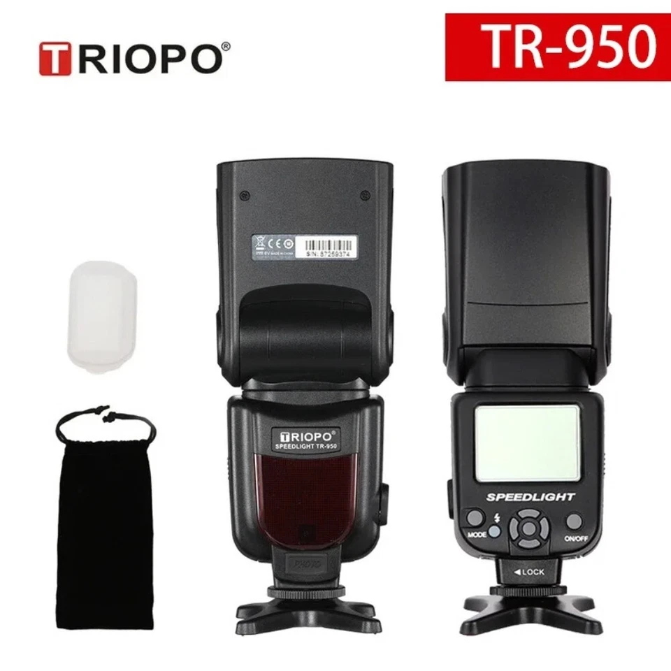 US TRIOPO TR-950 Flash Light Speedlite for Canon Nikon Fujifilm Olympus Pentax - Image 2 of 4
