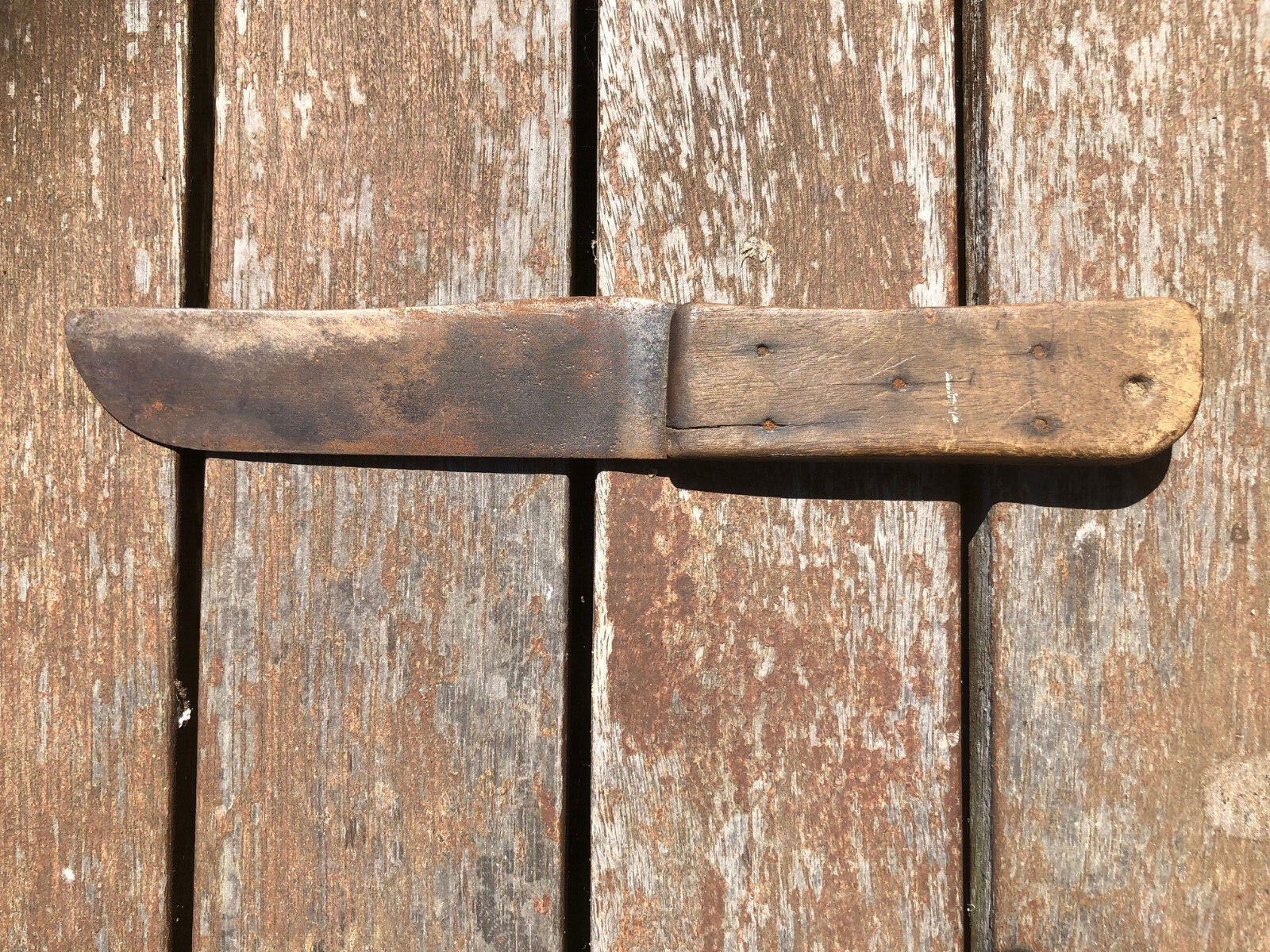 WW1 Australian Diggers Knife/Tool with leather sheath Likely Mounted