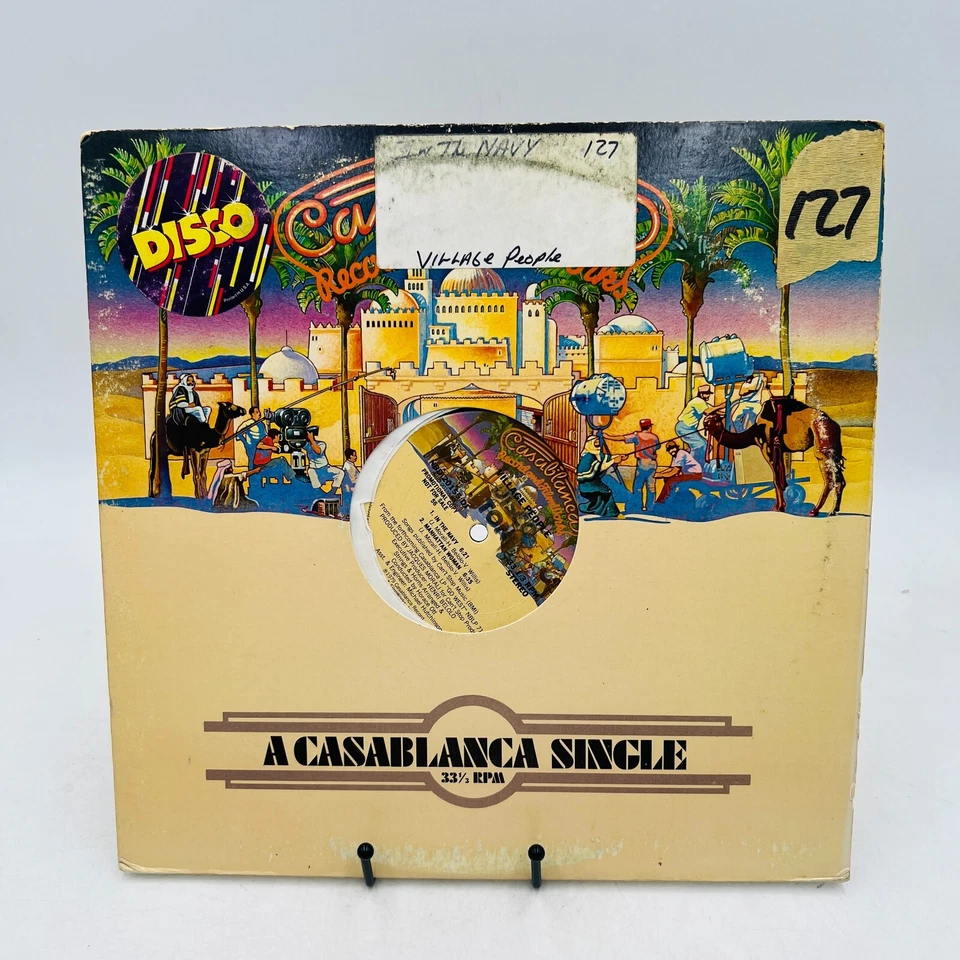 Village People In The Navy 33RPM 12" Single Promo Vinyl 070623ASR Foto 2 de 4