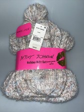 Betsey Johnson Gift Set Infinity Beanie  Mitten