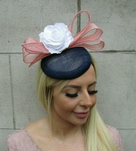 Navy Blue Nude Peach Pink White 