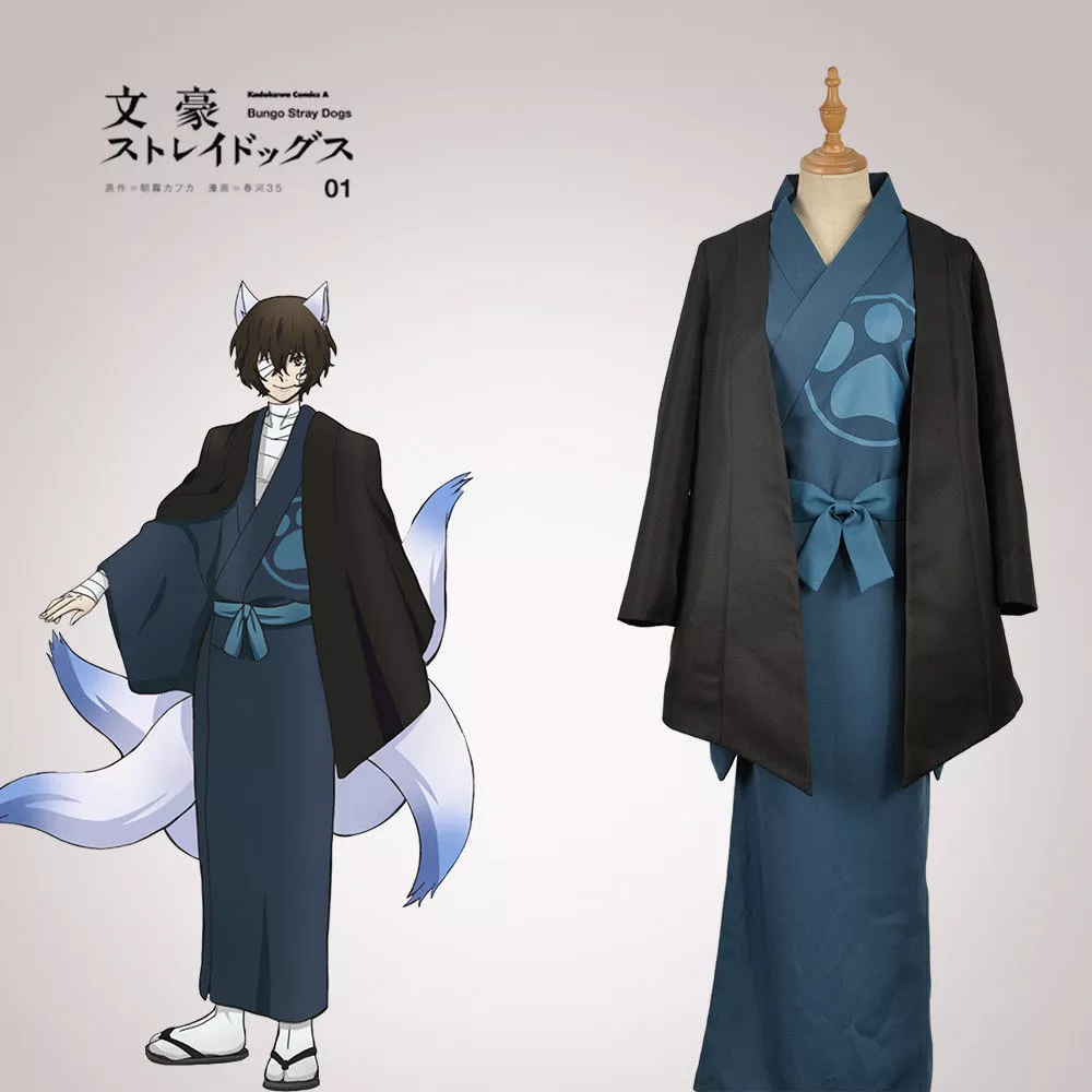 Bungo Stray Dogs Dazai Osamu Kimono Cosplay Costume ! | eBay