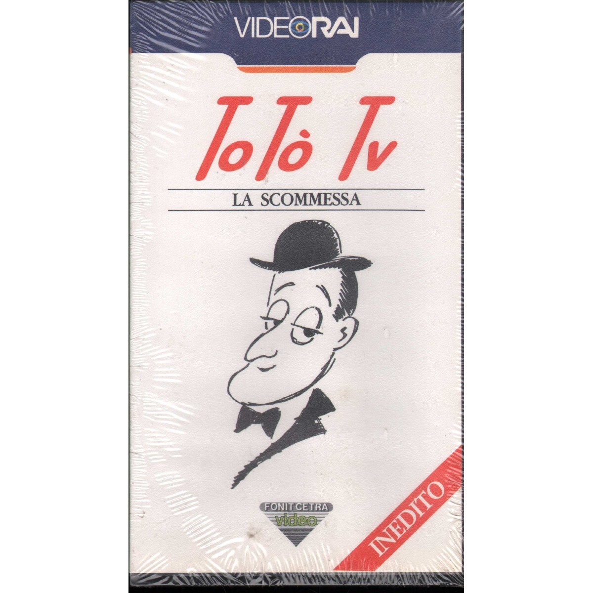 VideoRai Toto' Tv , La Scommessa VHS Daniele D'Anza Univideo - VRP8006 Sealed