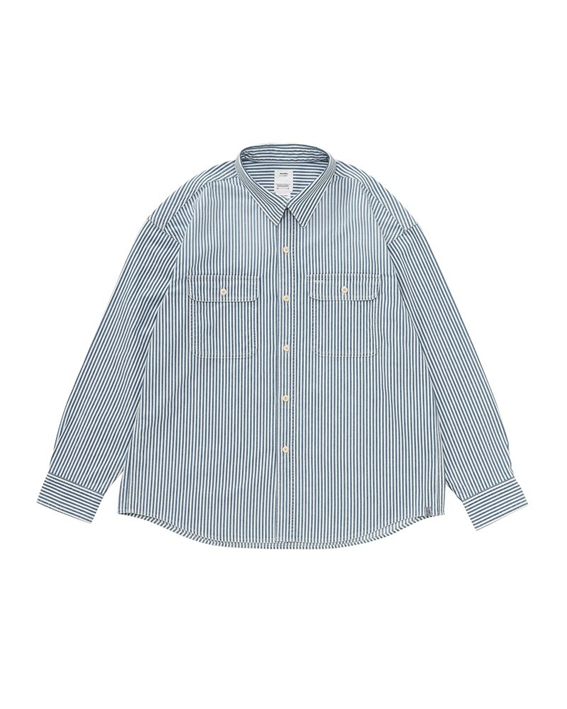 ASK availability first) visvim SS LANGER SHIRT HICKORY DMGD ASK availability first) visvim SS LANGER SHIRT HICKORY DMGD
