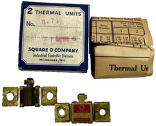 Square D B.71 Overload Relay Thermal Unit, 2 Pieces, new UU 