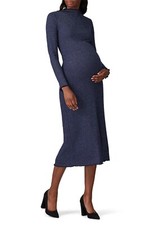 Rachel Pally Metallic Mara Maternity Dress Holiday Christmas Blue XS S M L or XL