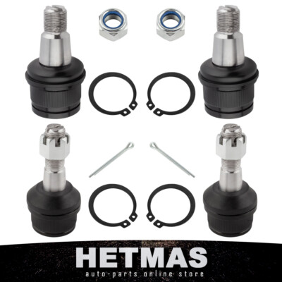 4PCS Ball Joints Front Upper & Lower For Ford F-250/F-350 Super Duty Excursion