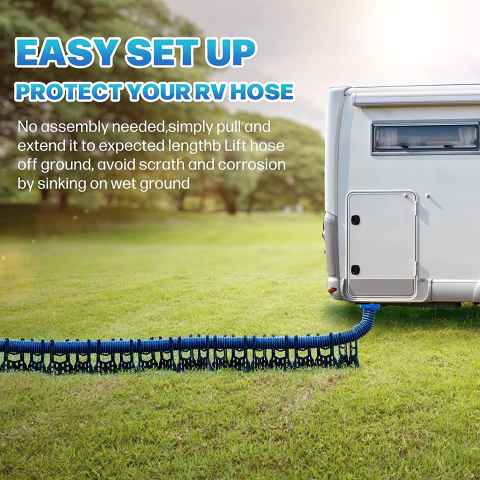 RV Sewer Hose Support Height Adjustable Camper Sewer Hose Holder eBay