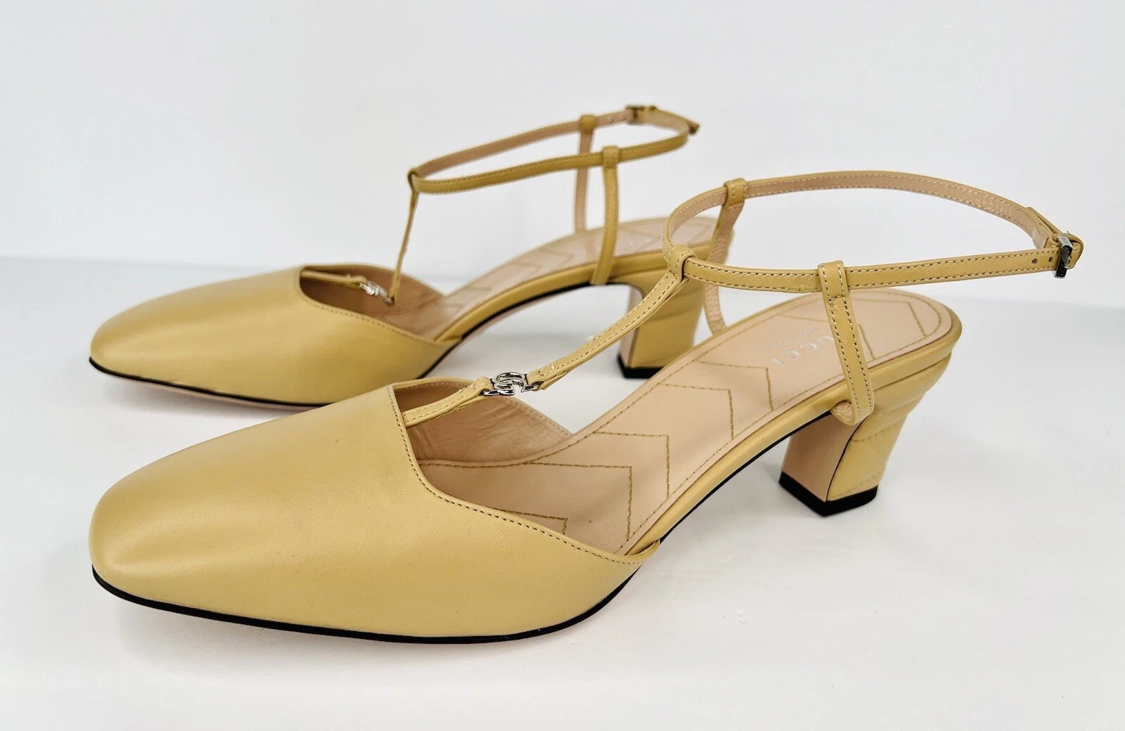 ESCARPINS FEMME GUCCI PETITE GG SLINGBACK NAPPA CHARLOTTE TAILLE EU 40