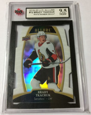 2019-20 UPPER DECK ALLURE #12 BRADY TKACHUK WHITE RAINBOW DIE-CUT - KSA 9.5 NGM
