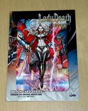 2021 5finity Lady Death Goddess Gold sealed pack high series 1 sketch card/pack 