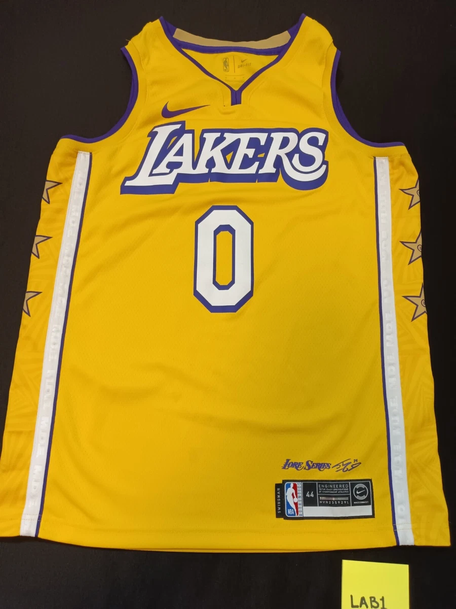 Kyle Kuzma Lakers Association Edition Nike NBA Swingman Jersey.