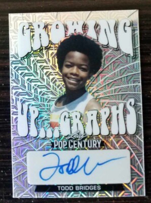 Todd Bridges 2022 Leaf Pop Century Auto Autograph Growing Up Graphs 5/20 Mojo