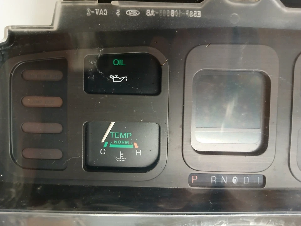 1985 1986 Ford Thunderbird Used Electronic Dash gauge cluster - parts or repair - Image 2 of 4