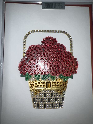 Papyrus (Judith Leiber) 3D Gorgeous  Blank Inside  Card