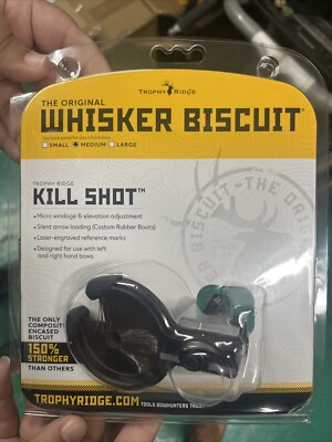 Trophy Ridge Whisker Biscuit Kill Shot Medium Black AWB500M Arrow Rest