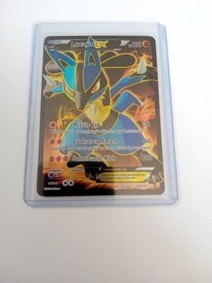 Pokemon Karte Lucario Ex 107/111 SR XY Furious Fists Full Art Englisch