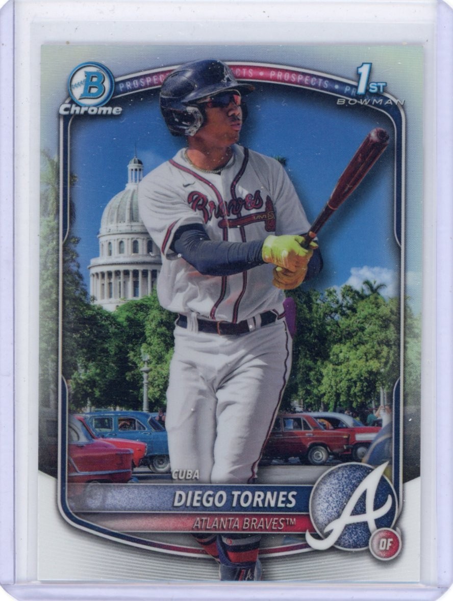 Diego Tornes 2025 Bowman Chrome #BCP-214 International Refractor
