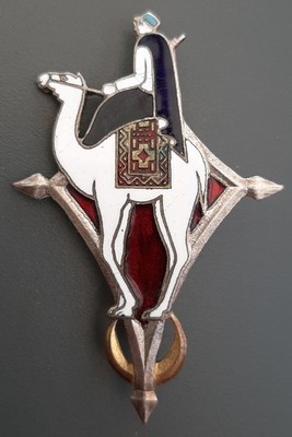 Abzeichen Sahara Compagnie Méhariste de Mariksene Emaille SUP ORIGINAL DRAGO BADGE