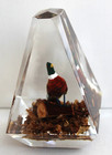 Vintage Hand Carved Painted Pheasant Lucite/acrylic Unique Canada Paperweight — photo 4