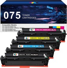 Toner Cartridge for Canon 075 075H Color imageCLASS LBP646Cdw LBP647Cdw MF662Cdw
