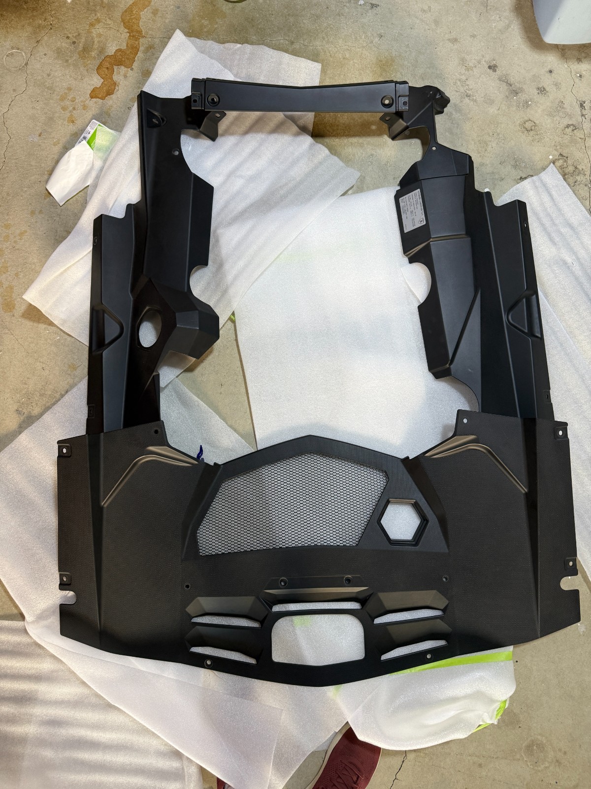 Lamborghini Aventador Factory Engine Bay Covers (not carbon fiber)