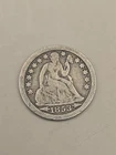 1853 Seated Liberty Silver Dime 10c
