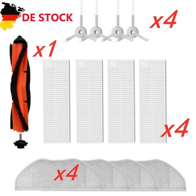 13 Stück Ersatzkits Kompatibel für Xiaomi MI Roboter Vakuum G1 MJSTG1 Mop Pro DE