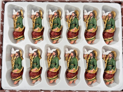 12 Pcs Mini San Jose Dormido 3''  Resin Figurines Sleeping  Saint Joseph