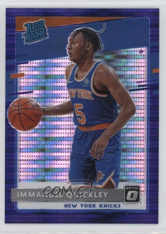 2020 Panini Donruss Optic Target Purple Pulsar Prizm Immanuel Quickley #175 1k9t