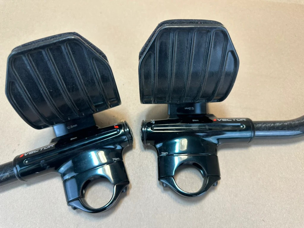 Vision Vector Carbon Clip On Aero Bars 31.8 Adjustable