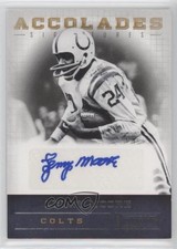 2011 Panini Playbook Accolades Signatures 19/49 Lenny Moore #50 Auto HOF g0y