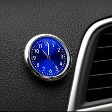Luminous Mini Car Dashboard Clock Quartz Stick-On Interior Watch  Free Gift