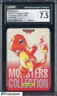 1996 VINTAGE Pokemon Bandai Carddass Red Card Charmander CGC 7.5 NM+