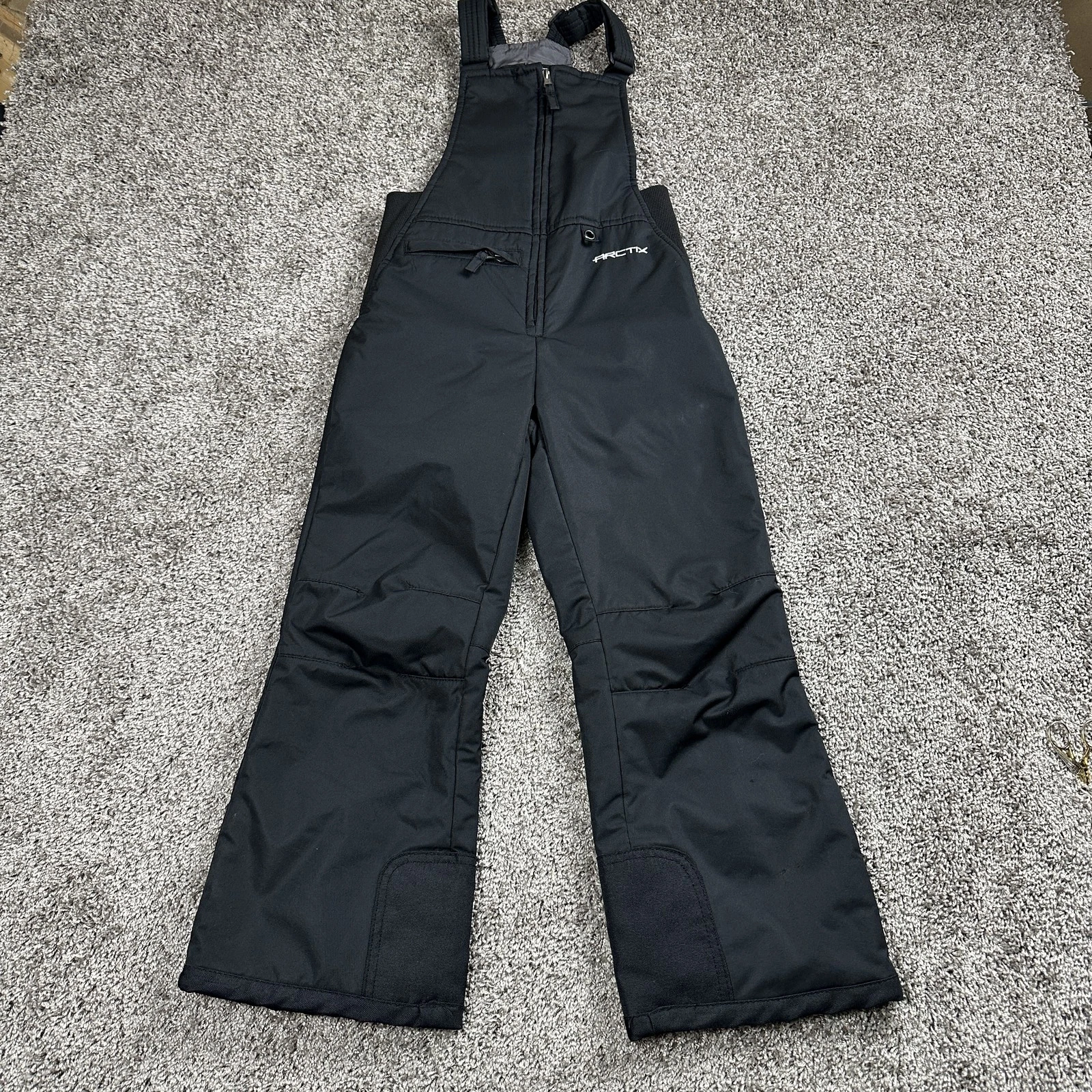 Arctix Snow Bib Pants Youth Medium Black Insulated Waterproof Ski Winter Kidcore