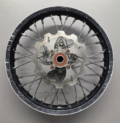 Gebrauchter Zustand Original OEM KTM 65SX komplettes Hinterrad 2012-2015 46210001144