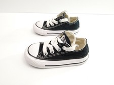Converse Infant Chuck Taylor All Star Low Top Black Size 4 100 Authentic
