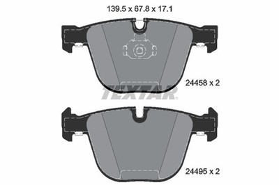 BREMSBELAGSATZ FÜR BMW X6 (E71, E72), BMW X5 (F15, F85) - TEXTAR 2445801