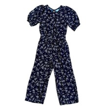 Nordstrom Girls Floral Jumpsuit size Medium 8/10 Event, Party, Every Day