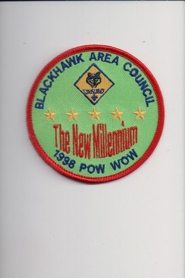 1998 Blackhawk Area Council The New Millennium Pow Wow patch