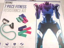 7 Piece Fitness Resistance Kit Resistance, Strength,Grip, Body Health New